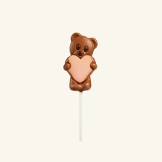 3 Teddybear Lolly - Pink - 30g